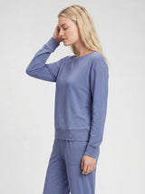 Breathable Soft Touch Long-Sleeve  Loungewear Top