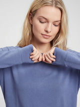 Breathable Soft Touch Long-Sleeve  Loungewear Top