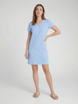 Breathable Fine Cotton Short Sleeve Nightgown