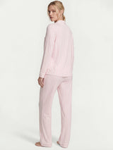 Buttery Soft Modal Piped Long Pajama Set