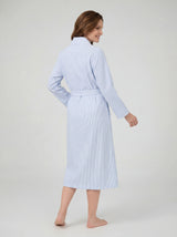 Classic Striped Belted Lounge Robe