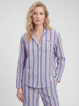 Classic Striped Cotton Poplin Pajama Pant Set
