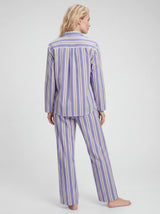Classic Striped Cotton Poplin Pajama Pant Set