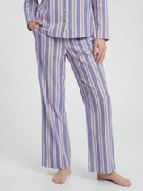 Classic Striped Cotton Poplin Pajama Pant Set