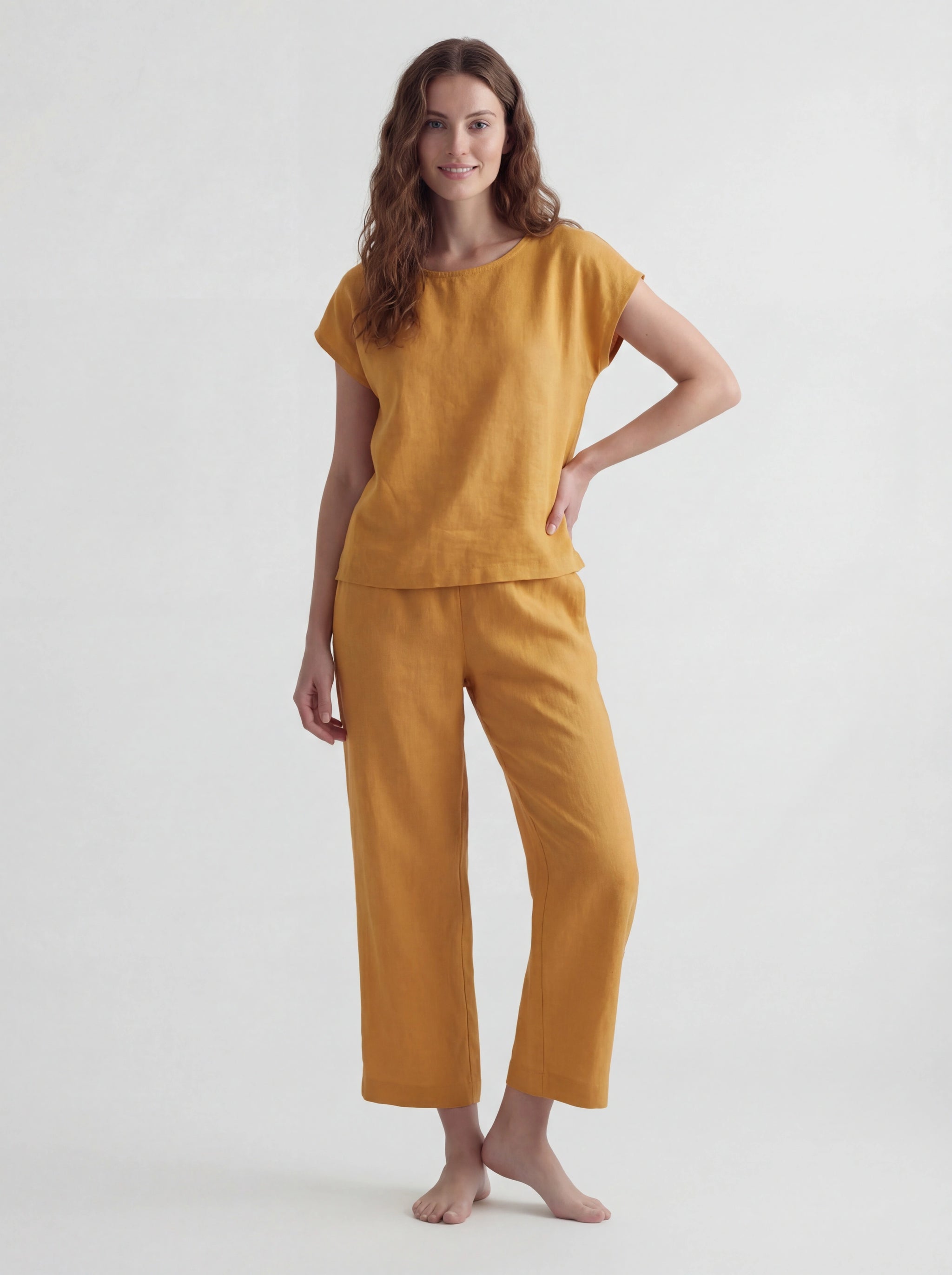 Cooling Breathable Linen Sleepwear Set