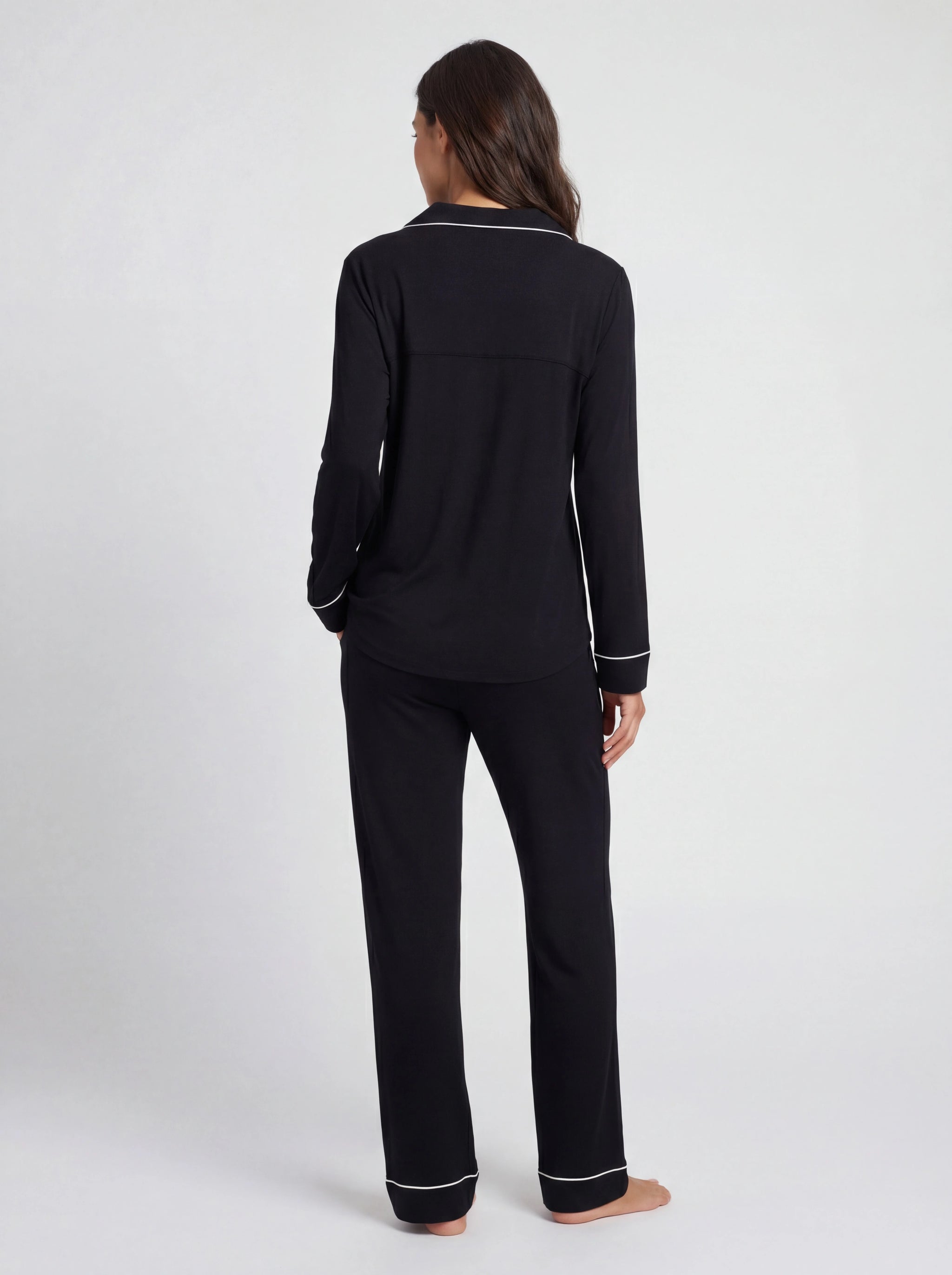 Cooling Stretch Long Sleeve Pajama Set