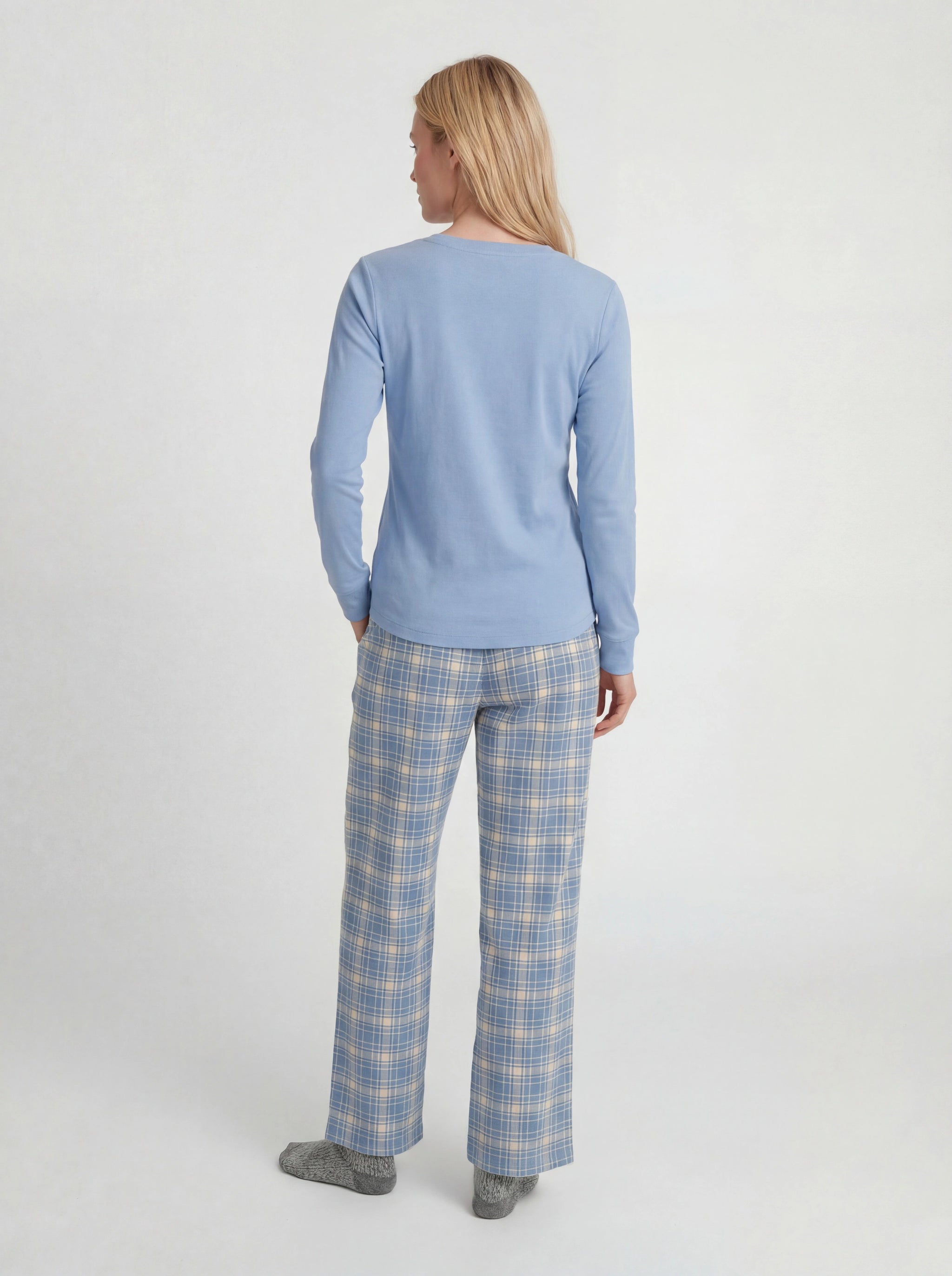 Cozy Brushed Cotton Pajama Set