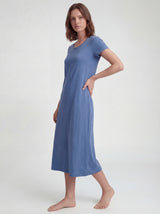 Breathable Cotton Midcalf Nightgown