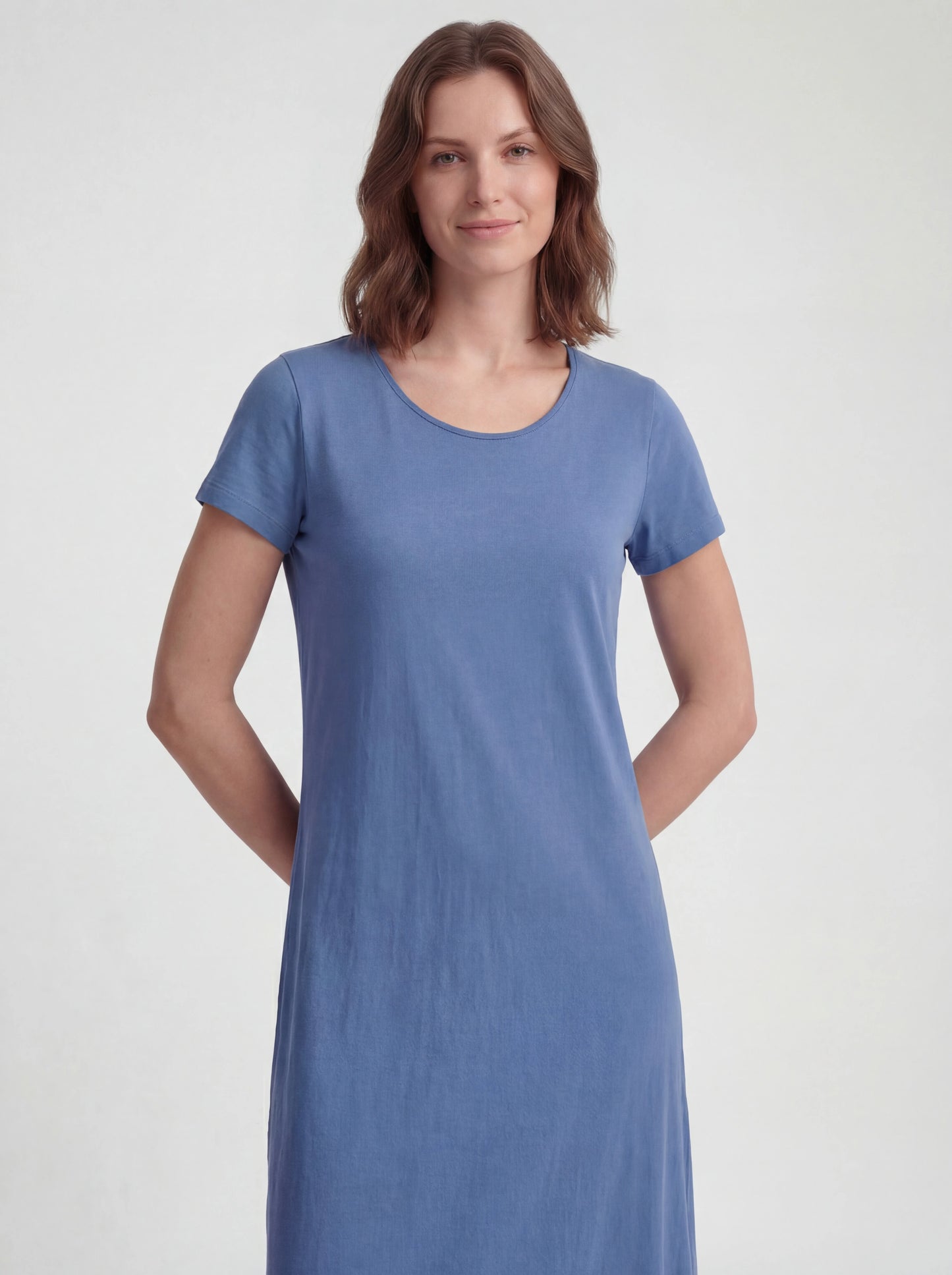 Breathable Cotton Midcalf Nightgown