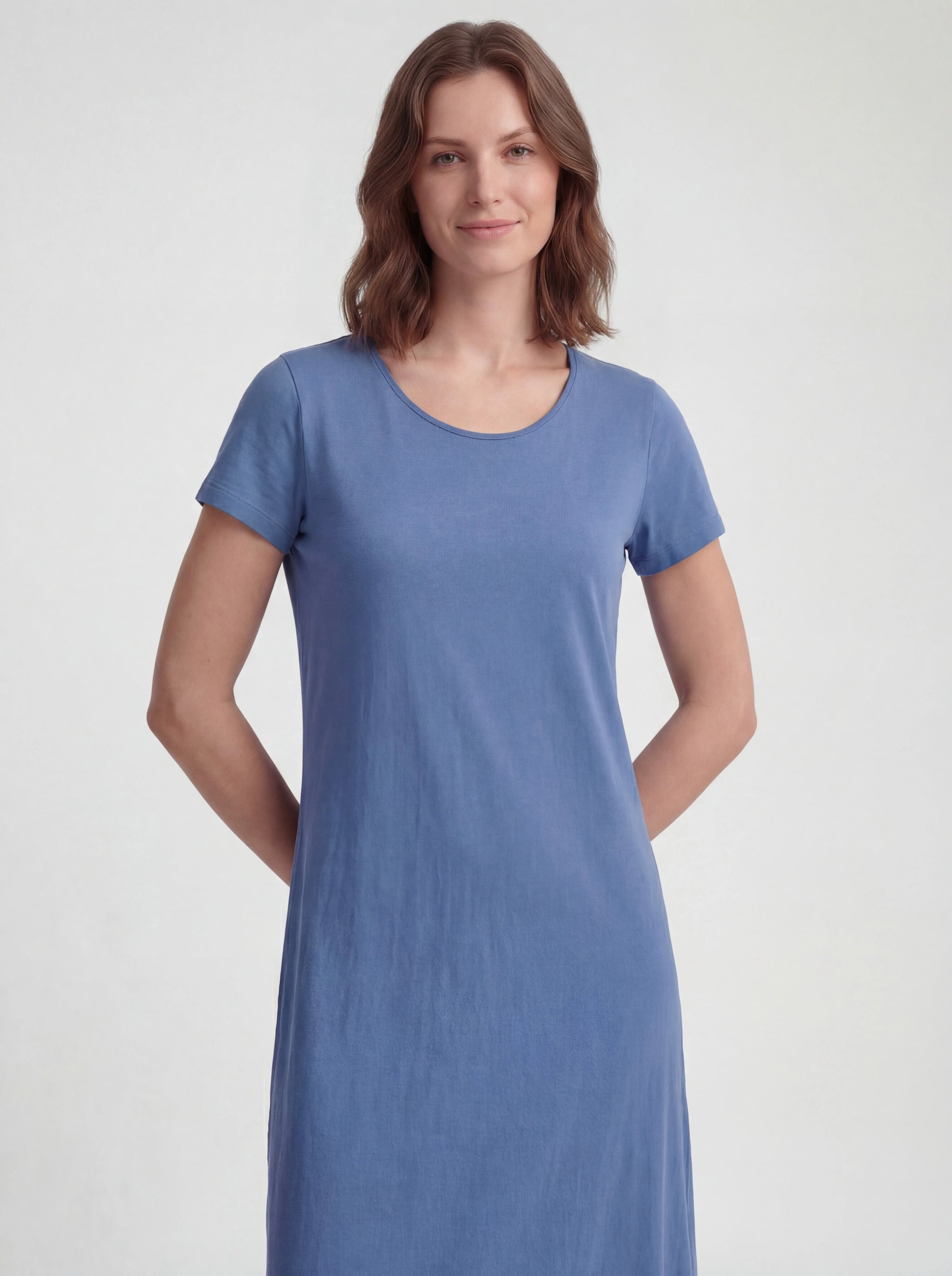 Breathable Cotton Midcalf Nightgown
