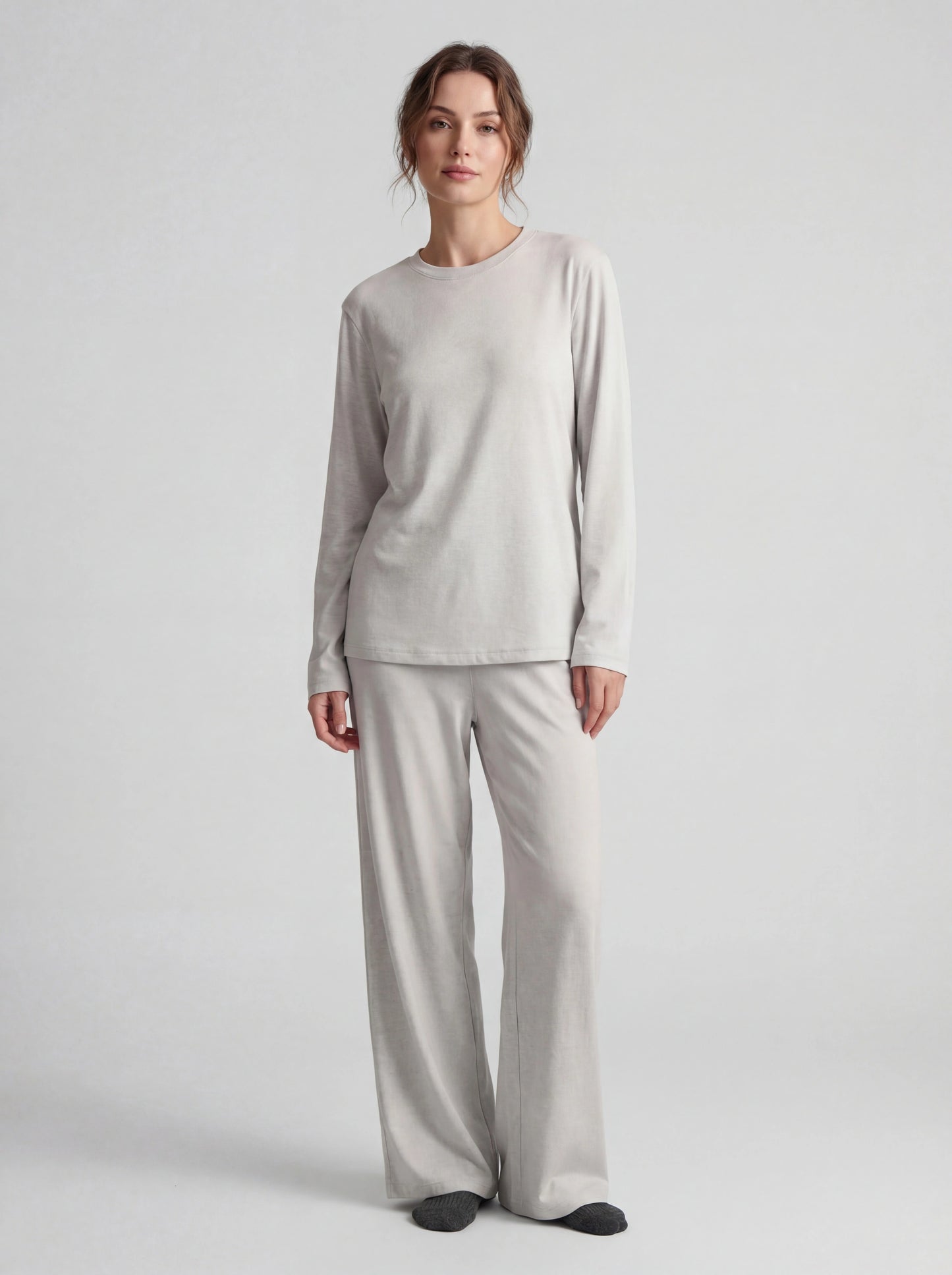 Oversized Ultra-Soft Long Sleeve Pajama Set