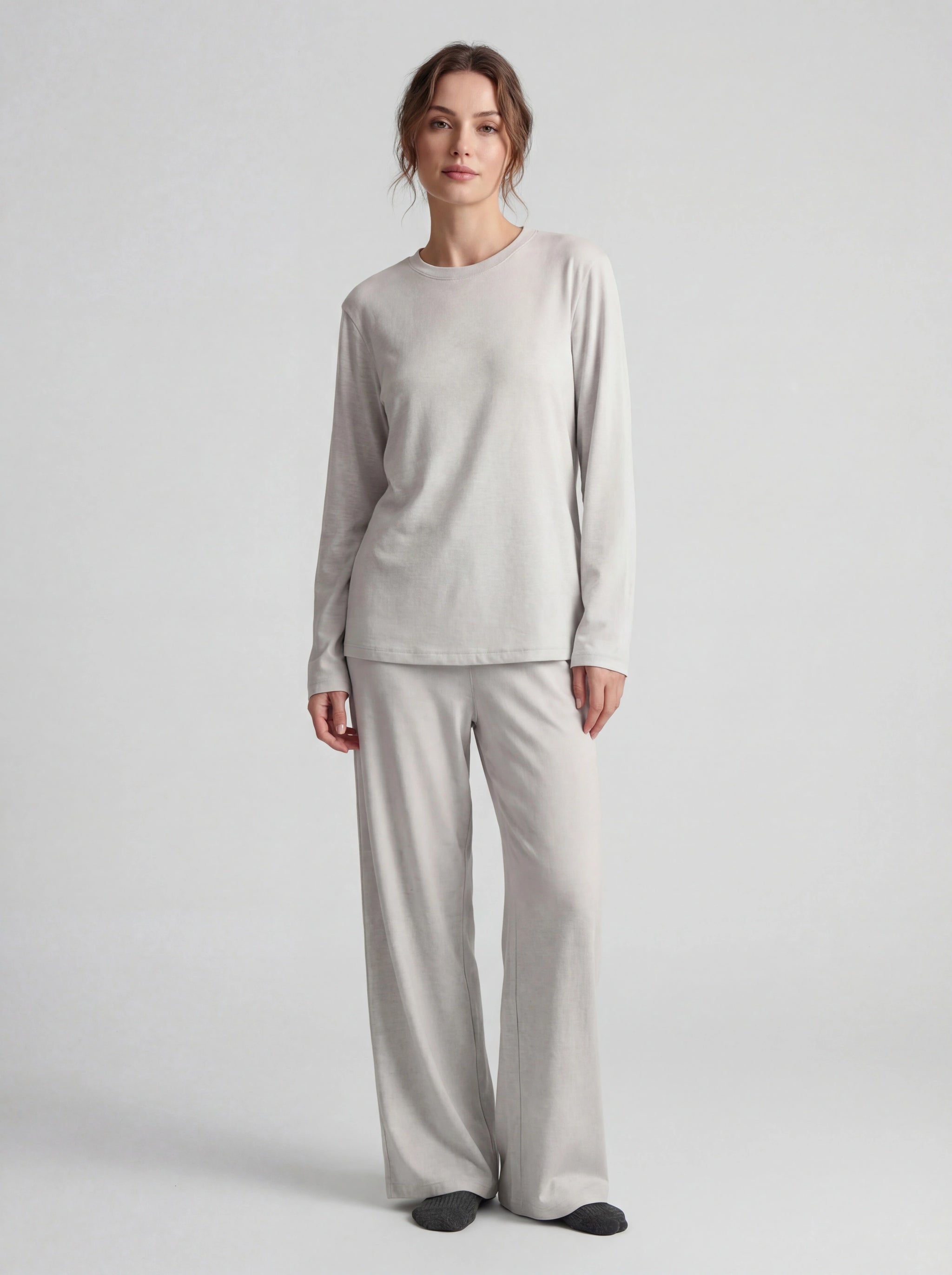 Oversized Ultra-Soft Long Sleeve Pajama Set