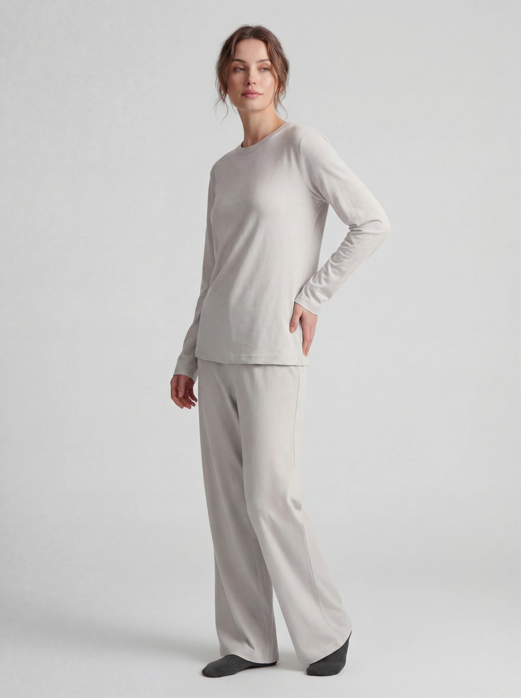 Oversized Ultra-Soft Long Sleeve Pajama Set