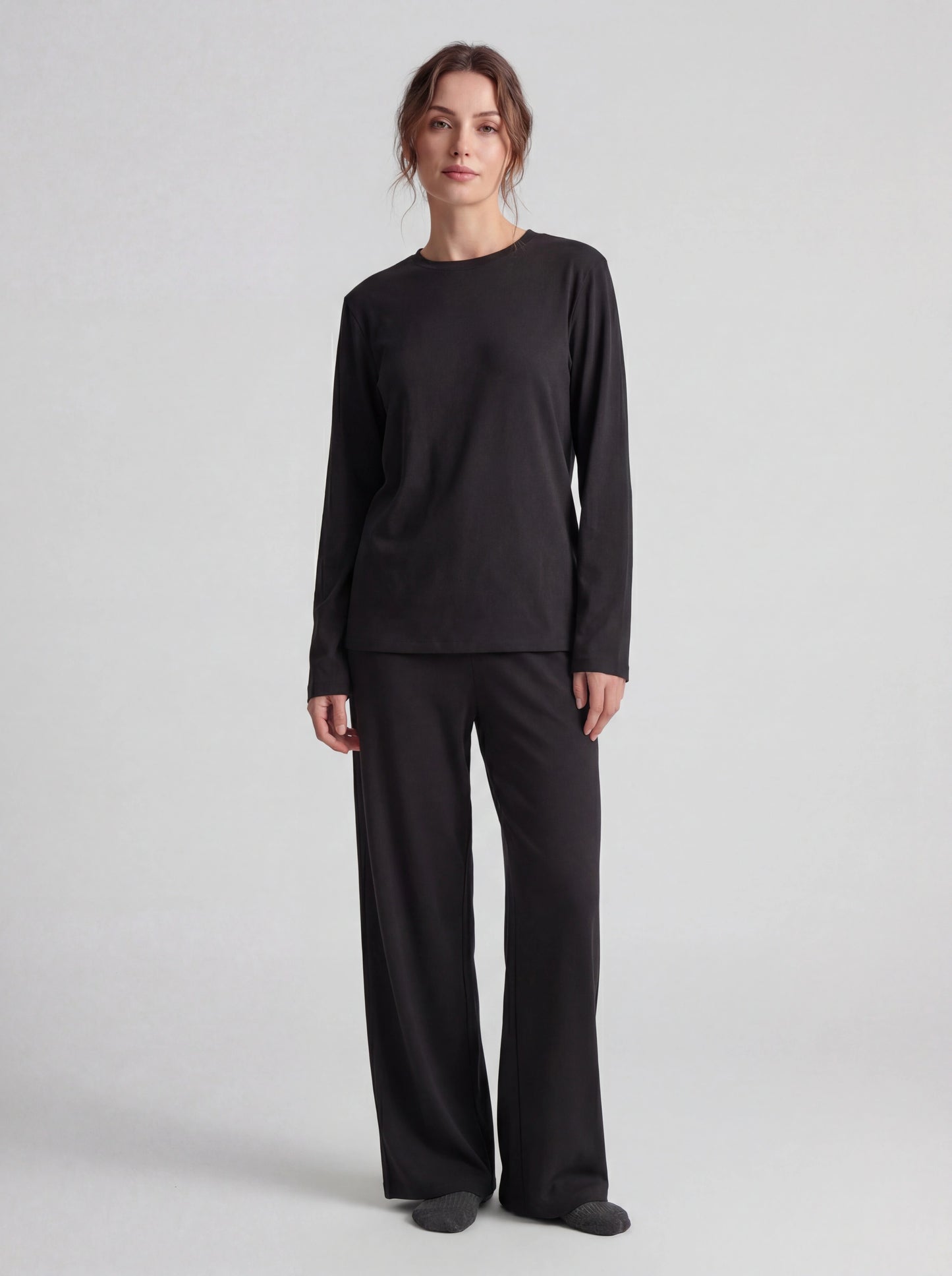 Oversized Ultra-Soft Long Sleeve Pajama Set