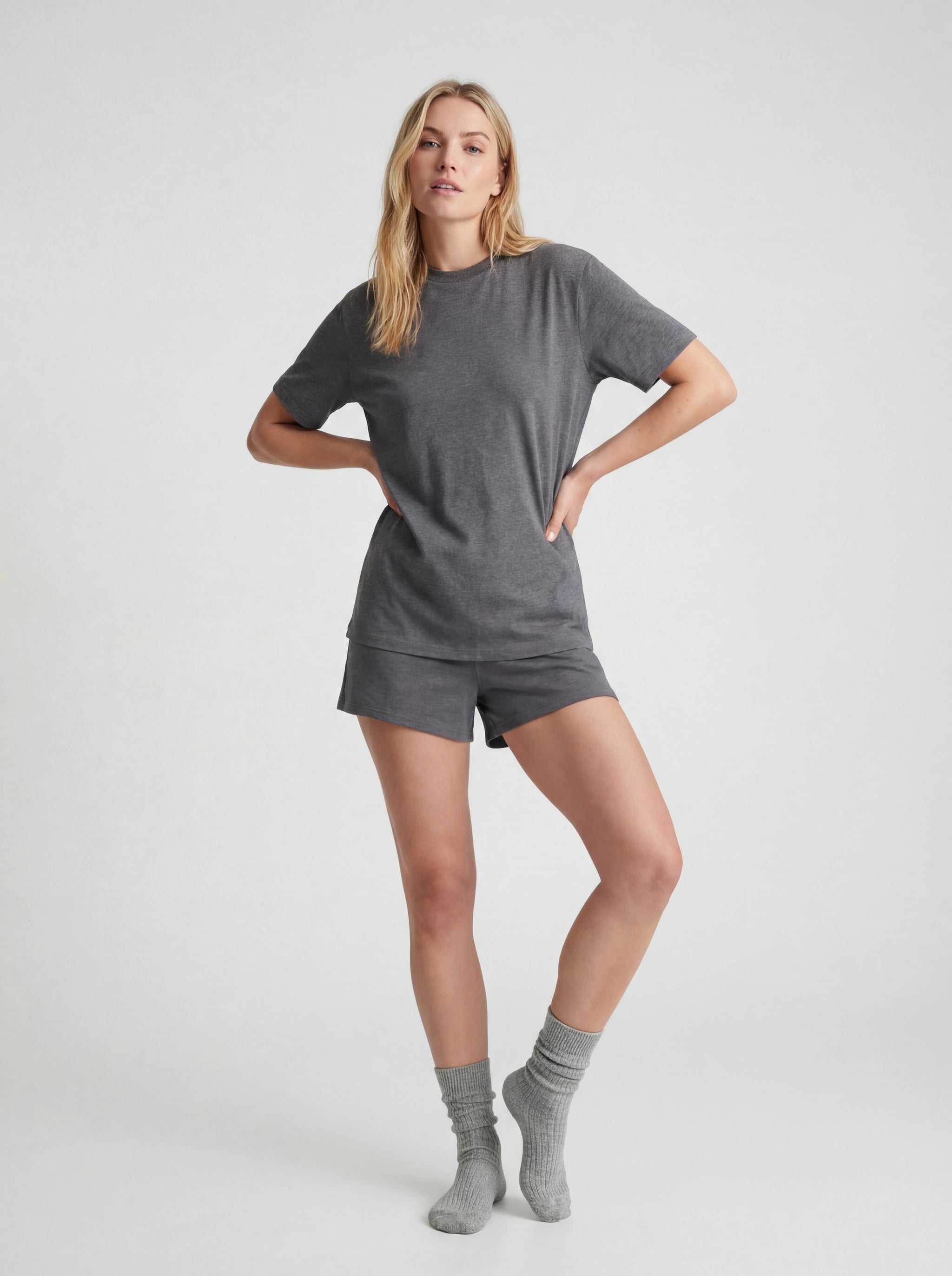 Oversized Ultra-Soft Short Pajama Set