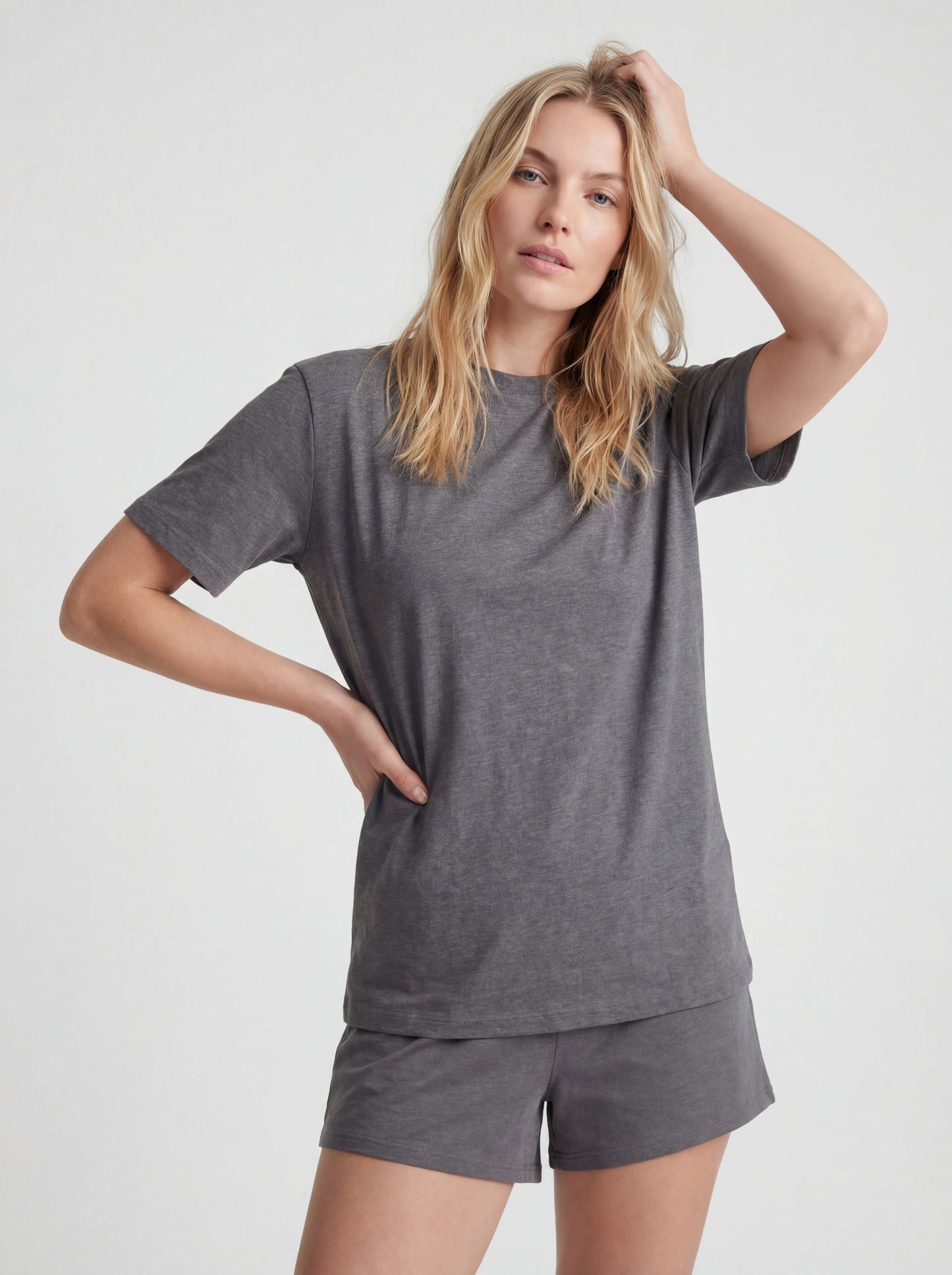 Oversized Ultra-Soft Short Pajama Set